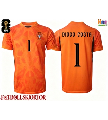 Portugal Diogo Costa #1 Målvakt Bortatröja VM 2026 Kortärmad